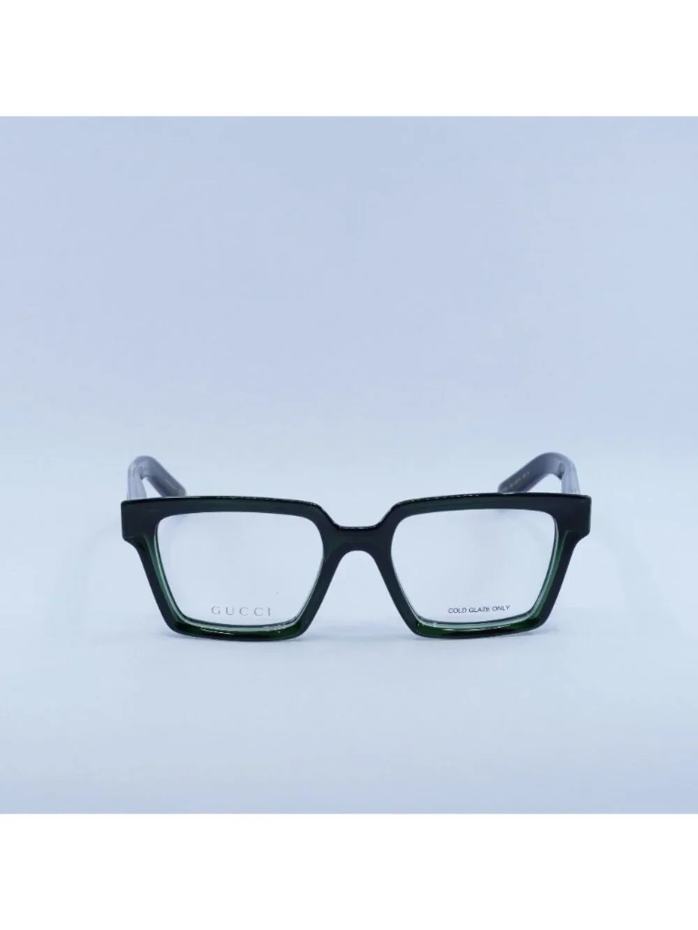 Gucci GG1725O 004 Eyeglasses Green 52mm Square Frame